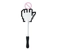 Générique Wand Card Holder, 3D Printed Gadget, Contactless Payment Tool, Funny Credit Accessory, for Bus Subway Underground Market Bag Wallet Shopping Man Woman Travel Everyday Use 14 inches, White