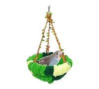 Générique Warm Bird Nest - Plush Hanging Bed for Winter and Rest | Cage Hammock for Parakeet, Parakeet and Small Animals | Ideal for Aviary, Breeding and Indoor Use Pro