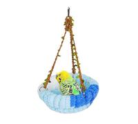 Générique Warm Nest for Cage Birds, Soft Hammock for Aviary Birds, Accessory for Perch Sleep Hiding Game Feeding Rest Outdoor Support