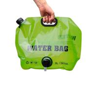 Générique Water Bladder for Hiking, Foldable 8L Waterproof Water Tank with Tap - for Outdoor Hiking, Fishing, Hunting, Travel, Beach, Road Trip, Cruise, Car