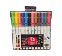 Générique Water Painting Pen - 5.5 Zoll Kinder Kreative Stifte | ABS Wasserbasierte Farbmarker - 12 pieces geruchlos sicher für Kinder Whiteboard Malen Zeichnen Geschenk Spaß zu Hause