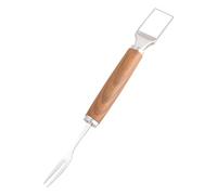 Générique Watermelon Cutter Knife | 2 in 1 Carving and Fork Slicer for Watermelon and Fruit - Stainless Steel Kitchen Accessories for Fruit Cutter for