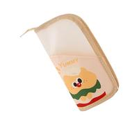 Générique Waterproof Foldable Stand Up Toiletry Bag - Lightweight Makeup Organizer - for Lipstick Stationery Travel Hotel Home Bath Outdoor Short Stays Gym, khaki, Se référer au descriptif, Refer to