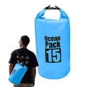 Générique Waterproof Kayak Bag, 15L Rolling Closure Fishing Storage Bag - Large Capacity Boating Bag - For Water Sports, Beach, Boating, Swimming, Fishing, Rafting and Camping