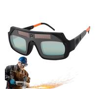 Générique Welding Glasses, Wide Shade, 6.1x5.91in Adjustable Comfortable Equipment, Fast Light to Dark Response, Portable Safety Design for Metal Cutting, Arc Welding, Soldering