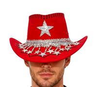 Générique Western Cowboy Hat, Wide Brim Head Accessory For Wedding | Western Hat With Wide Brim | For Themed Events, Parties, Country Music Festivals,