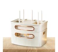 Générique Wi-Fi Storage Box - Decorative Router Box, Decorative Dustproof Router Cover, Wires Cable Cover for Living Room Bedroom