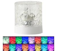 Générique Wide Range of Uses: Bring captivating ambiance to any space with this water lamp, versatile enough to decorate your bedroom, kids room, playroom, home theater, and more.