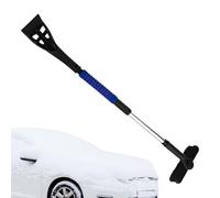 Générique Windshield Snow Scraper - Car Ice Removal Tool, Extendable Auto Cleaner Brush | Efficient Frost Removal, Comfortable Grip Design, Ideal for Truck, SUV, Door, Window, Glass, Winter Use
