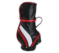 Générique Wine Bottle Cooler Bag, Golf Wine Carrier, PU Insulated Tote, Multi-Pocket Storage, Bottle Organizer, for Golfer Outings, Beach Picnics, Backyard Parties Or Travel Use, Black Red, Se référer