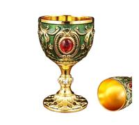 Générique Wine Glass With Rhinestone Stem Glassware | 1 fl oz Antique Cups For White Wine And Spirits For Bourbon Vodka Tequila Brandy Sake Cocktails Bar Party Dinners