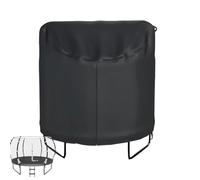 Générique Winter Trampoline Cover - Foldable Waterproof Canopy - Round Protective Cover - for Garden Backyard Sun Snow Protection and Care of the Jumping Bed