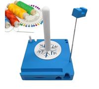 Générique Wire Holder, Portable Hook Box With Detachable Spool Holder 18x18x21cm ABS | Multifunction Knitting Organizer With Phone Holder For Crochet Lovers, Blue, Se référer au descriptif