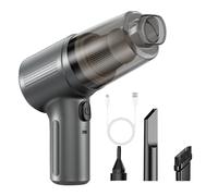 Générique Wireless Car Vacuum Cleaner - Portable High Suction Vehicle Vacuum | Small Cordless Handheld for Small Places, Multifunctional Vacuum Pump for Storage Bags and Nettoy