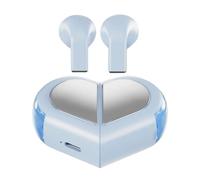 Générique Wireless Earbuds, Heart-Shaped In-Ear Earbuds, Stylish Sweatproof Earbuds for Travel Sport Driving Study