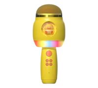 Générique Wireless Singing Microphone, Karaoke Cics | Cartoon Wireless Microphone with LED Lights for Kids | Portable Singing Supplies for Home and Outdoor