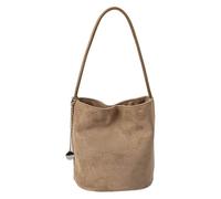 Générique Women Casual Soft Velvet Shoulder Bag with Adjustable Shoulder Strap Pouches, beige, Taille unique, Traditional Backpack