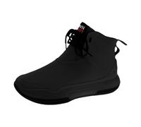 Générique Women's Boot, Thick Sole Boot, Gardening, Women's Trendy Rubber Sole Thick Leather Sole, Quick Drying Non-Slip Rubber Shoes, Rain Shoes, Garden Boots, Black, 6 UK