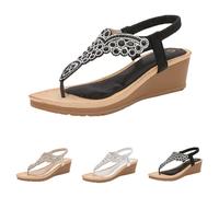 Générique Women's Sandal Summer Chic and Comfortable, Women's Sandals Summer Large Size, 2026 Sandals Boheme Chic and Elegant Wedge Platform Slide Casual Lightweight Bare Feet Lightweight Sandals