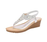 Générique Women's Sandals Summer Large Size Sandal Women's Summer Chic And Comfortable 2026 Sandals Boheme Chic And Elegant Wedge Platform Slide Casual Lightweight Bare Feet Lightweight Sandals