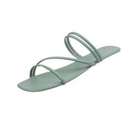 Générique Women's Sandals Two Functions Sandals or Mules Korean Style Bridle One Line Flat Sole Casual Sandals Outdoor Shoes for City or Beach, Green203, 4 UK