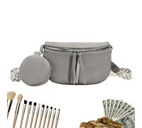 Générique Women's Shoulder Bag | Casual Shoulder Backpack | Adjustable for Women, Work, Festival, Casual, Beach, Travel, School, Camping, grey, Se référer à la description