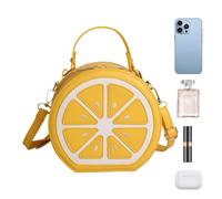 Générique Women's Shoulder Bag | Trendy PU Leather Tote Chain Shoulder Bag for Lipsticks Glasses Wallet Comb Birthday Appointment Trip Festival, Yellow, Se référer au descriptif