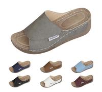Générique Women's Wedge Heels, Lightweight Slides, Summer Shoes, Comfortable Flip-flops, Stylish Slides, Stable Slippers, Simple Clogs, Cool Flip-Flops, Airy Slides, Wine, 8 UK