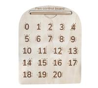 Générique Wooden Alphabet Toys, Number Tracing Board, Educational Learning Activity, Preschool Writing Practice Tool, Classroom Stuffs for Boys, Girls Ages 3 and Up, 8.86x7.09x2.36 inches