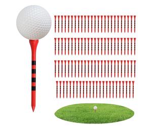 Générique Wooden Goļf Tees - 2.76 Inch Mark Matching Stand | Wooden Striped Goļf Tee Shirt Set | Provides Creative & Golf Skill Improving Tees, What You Can Do