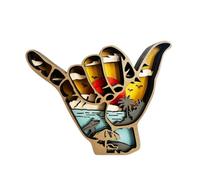 Générique Wooden Hand Statue, Modern Finger Sculpture, Gesture Art, Decors, Desktop Finger Sculpture, Unique Hand Ornament, Wooden Desk Decors, Artistic Gesture Piece, Contemporary Hand Statue