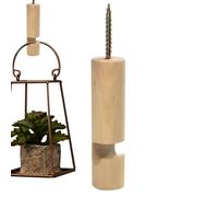 Générique Wooden Hangers For Wall - Natural Wooden Ceiling Hooks | Durable Decorative Hook For, Lanterns, Fairy Lights, Christmas Decoration, Wind Bells, Storage