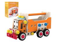 Générique Wooden Nuts & Bolts for | Early Learning STEM for - Wooden STEM Building Set - From 3 Years Old Boys and Girls Travel Game Party Christmas