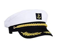 Générique Yacht Rock Hat, Adjustable Retro Hat, Costume Accessory for Cruise, Beach, Fishing, Halloween, Party With Friends, Cosplay, Boat, Maritime, Lake, Sailing
