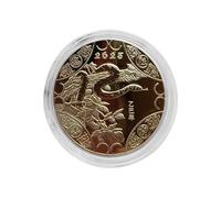 Générique Year Of Snake Coin - Symbol Of Prosperity Collectible Coin | Snake Corner Foil Sturdy Long Lasting Gold Foil For New Year Easter Birthday