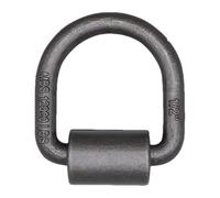 Generisch 1/2 Inch Forged D-Ring | Made of Weldable Alloy with Base | Heavy Duty Trailer, Truck and Load Hook | Heavy Duty Trailer, Truck and Cargo Anchor |