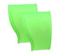 Generisch 1 Football Lace Bands | 2 x Silicone Football Lace Band, Green, see description, See description