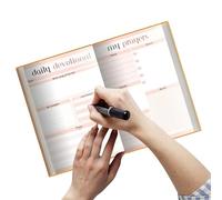 Generisch 1 x Prayer Book for Women - 28.5 x 21 cm Biblical Meditation Book | Spiral Agendas with Daily Newspaper Material of the Biblical Study for Meditation and Reflection