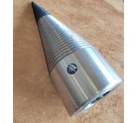 Generisch 100 mm Right Thread + Groove Drill Taper Wood Splitter Cone Splitter All Mounts (Bore 48 mm + Groove)