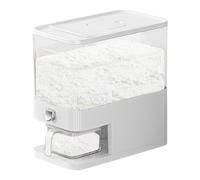 Generisch 16.8 x 29.2 x 28 cm 5 kg Rice Container PP Rice Dispenser Rice Holder Storage Box Rice Storage Container Cereal Dispenser Grain Container with Press Spout and Measuring Cup