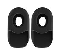 Generisch 2 pieces soft silicone bicycle crank protection - 6.8 x 4 x 1.5 cm mountain bike crank arm anti-wear rubber sleeve, durable arm protection cover for road and bicycles