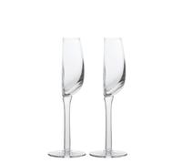 Generisch 2 x Half Red Wine Cups with Long Wine Glass in | Halved shape for home, restaurant, kitchen, weddings, festivals, Christmas