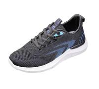 Generisch 2023 Spring Lightweight Soft Bottom Breathable Casual Student Running Shoes Hundred With Sports Shoes, black, 5 UK