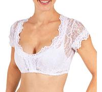 Generisch 2025 Blouse Black Elegant Dirndl Blouse Dirndl Lace Dirndl for Oktoberfest Blouse Lingerie Bust-free, White, L