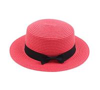 Generisch _2025 Boys Toddler Summer Fedora Straw Hat Wide Brim Floppy Beach Sun Cap Visor Hat Sun Hat Ear Protection, J, One Size