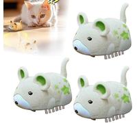 Generisch 2025 Cat Toy Mouse, Interactive Cat Toy with Obstacle Detection, Self-Moving Toy for Self-Employment, Ideal for House Cats (C)