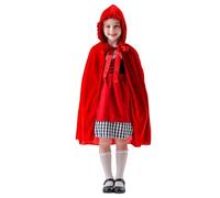Generisch 2025 Christmas Costume for Children, Costume, Masquerade, Party Outfit, Cosplay, Role Play, Costume (Red, 120)