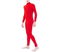 Generisch 2025 Costume Halloween Cosplay Full Body Suit for an Immersive Trick or Experience 2025 (Red XL)