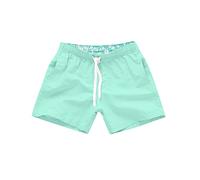 Generisch 2025 - Fast Three Swim Plain Beach Dry Pants for Men Training Shorts Quarter Loose Men's Slim Swimming Trunks, Mint Green, L