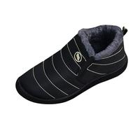 Generisch 2025 Large Men's and Women's Cold Shoes and Boots without Cotton with Thickened Old Boots, Warm Casual Shoes Fur Cuffs Women, black, 10 UK